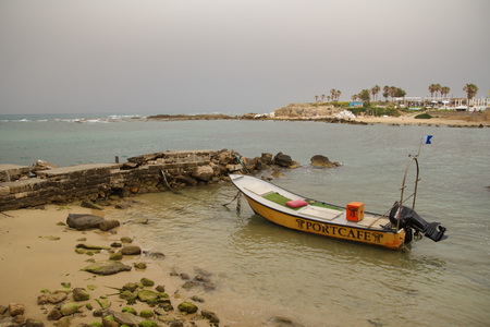 Boat in Cesaria (Israel)