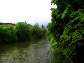 Мюнхен. На реке